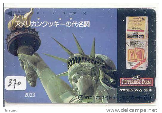 PHONECARD Statue Of Liberty (370) * CHESS * Statue De La Liberte Twins Towers New York USA  Phonecard - Telecarte - Paesaggi