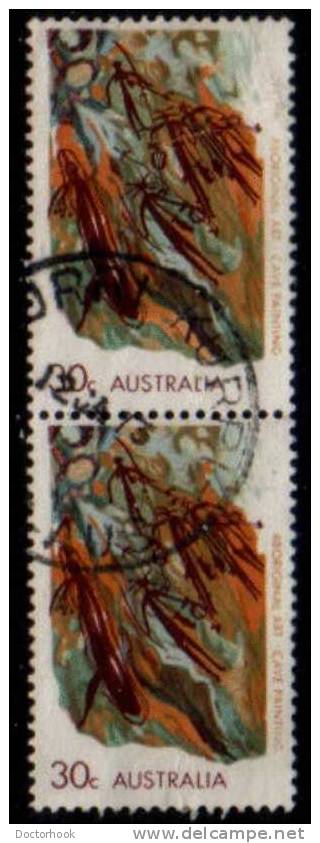 AUSTRALIA  Scott #  506  F-VF USED Pair - Gebruikt