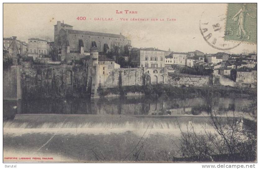 GAILLAC - Vue Générale Sur Le Tarn - Gaillac