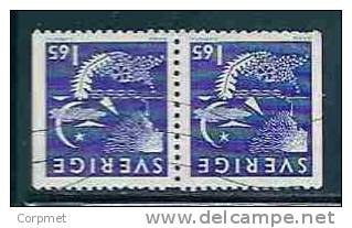 SWEDEN - Nuit Et Jour -  Yvert # 1142a - Se-tenant Pair - VF USED - Used Stamps