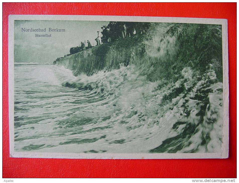 Nordseebad Borkum Sturmflut Bon état (mer). - Borkum