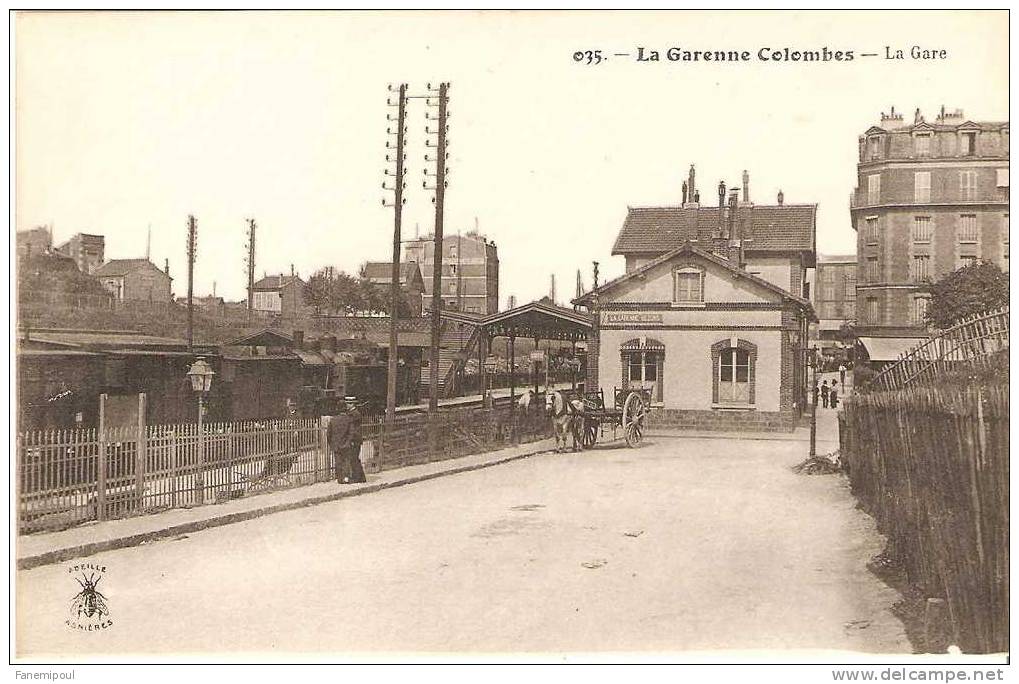 LA GARENNE COLOMBES . La Gare - La Garenne Colombes