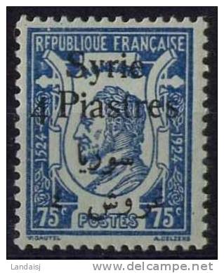 SYRIE  N°153*       TB - Unused Stamps