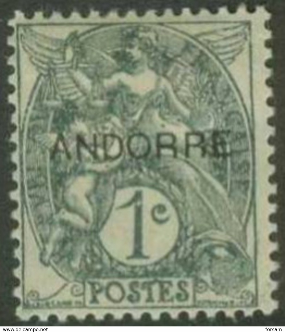 ANDORRA..1931..Michel # 2...MLH. - Unused Stamps