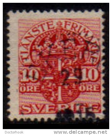 SWEDEN  Scott #  O 33  F-VF USED - Dienstzegels