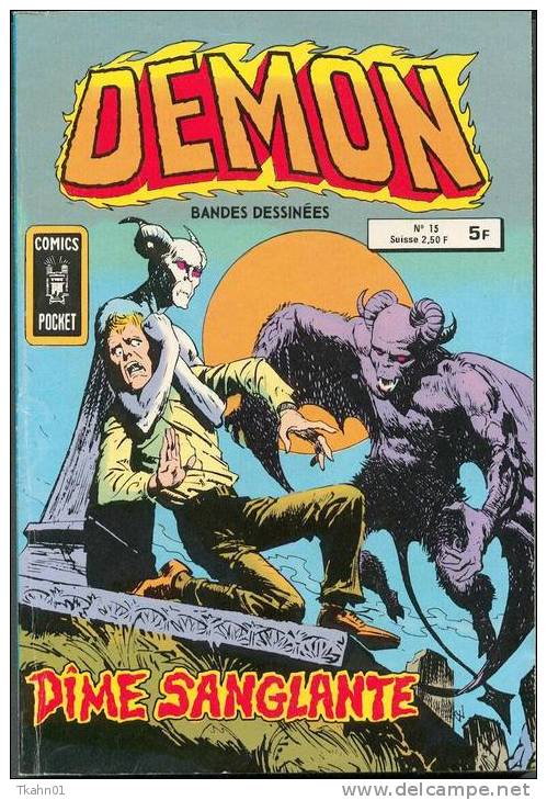 DEMON  N° 15 " COMICS-POCKET " ARTIMA DE 1981 - Demon