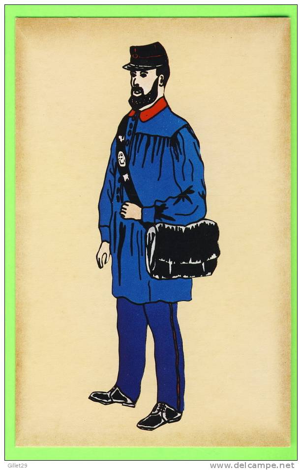 POSTE - FACTEUR RURAL EN COSTUME,1889 - IMP. PIERRON - - Poste & Facteurs