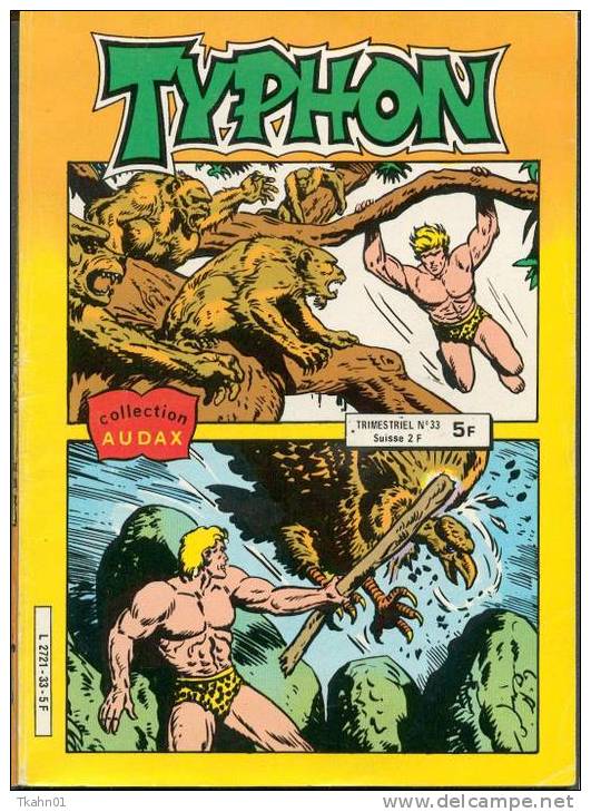 TYPHON  N° 33 " COLLECTION-AUDAX " AREDIT DE 1982 - Arédit & Artima