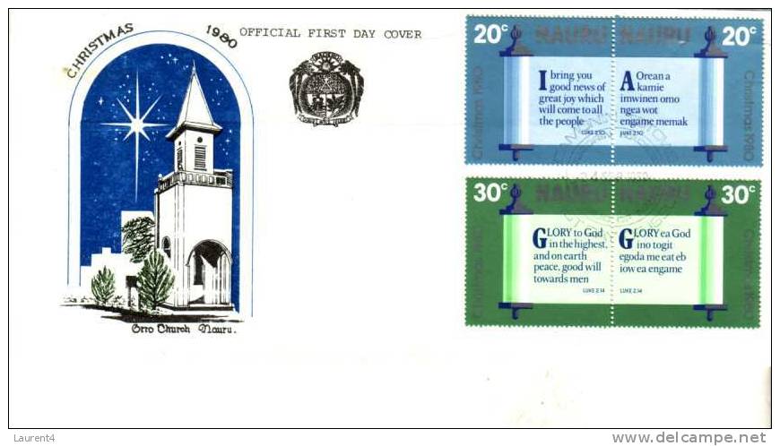 Premier Jour De L´Ile De Nauru - Island Of Nauru FDC - - Nauru