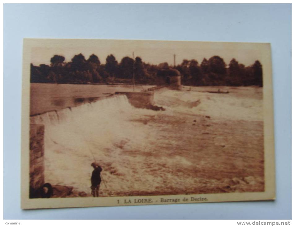 LA LOIRE - BARRAGE DE DECIZE - Decize