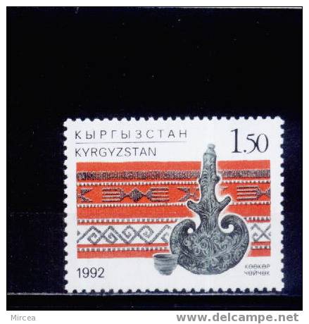 B1451 - Kirghizstan 1992 - Yv.no.4 Neuf** - Kirghizistan