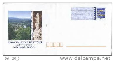 France PAP (prepaid Stationery) Cave Prehistory/Prehistoire  Grotte  Des Demoiselles St Bauzille - Prehistorie