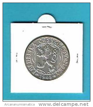 CHECOSLOVAQUIA  100  CORONAS  PLATA/SILVER  KM#26  SC-/UNC-      DL-5736 - Checoslovaquia