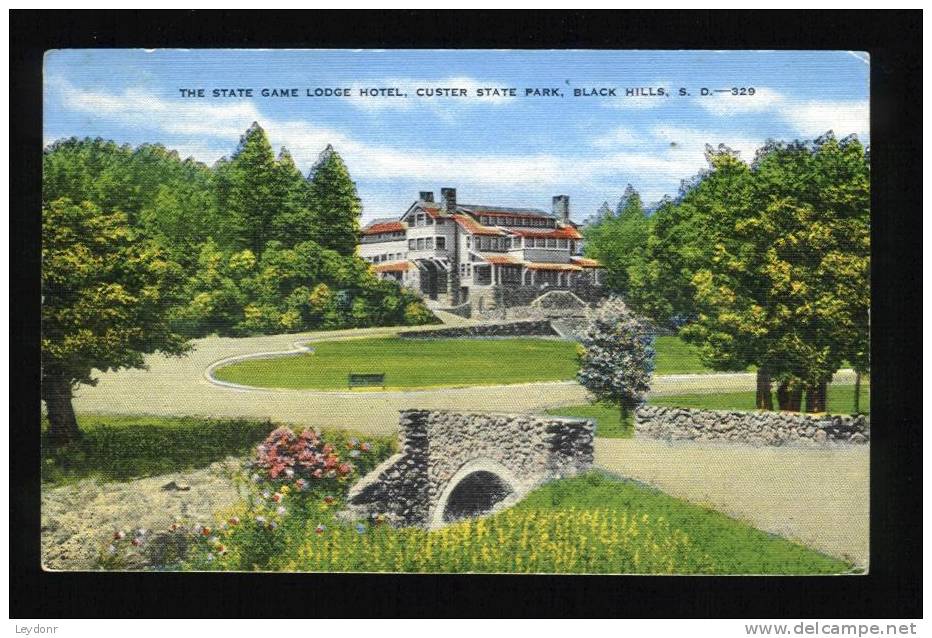 The State Game Lodge Hotel, Custer State Park, Black Hills, South Dakota 1948 - Other & Unclassified