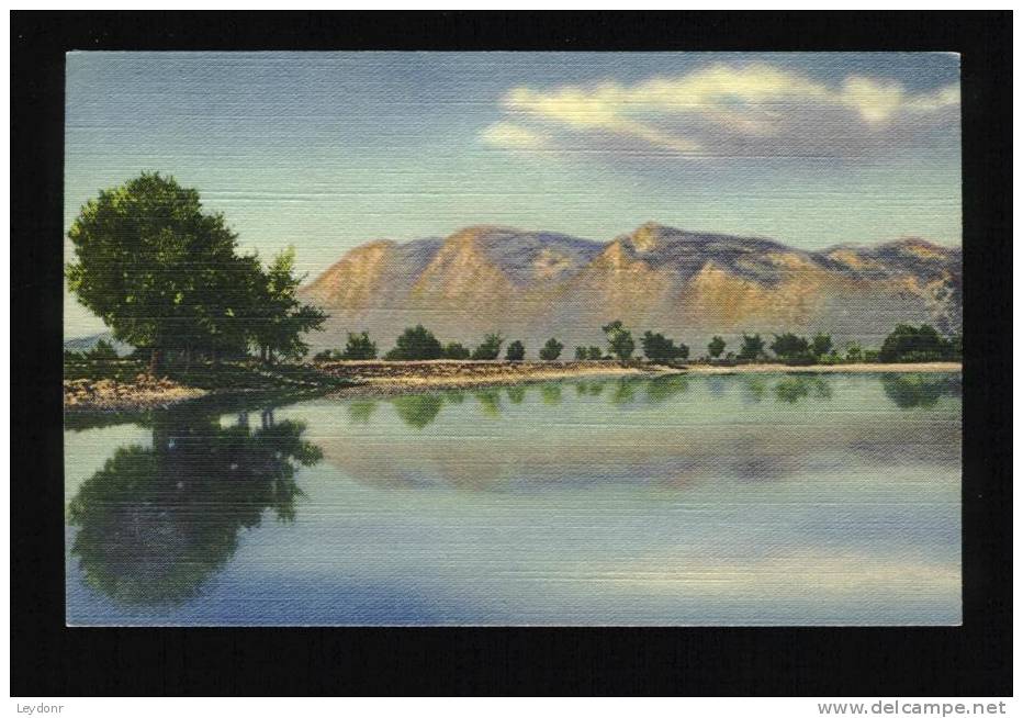 Cheyenne Mountain Reflected In The Lake, South Cheyenne Canon, Colorado Springs, Colorado - Colorado Springs