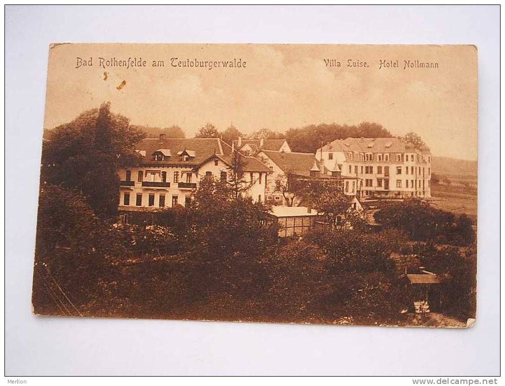 Bad Rothenfelde  Am Teutoburgerwalde -Villa Luise Hotel Nollmann -1907-    F D20420 - Bad Oeynhausen