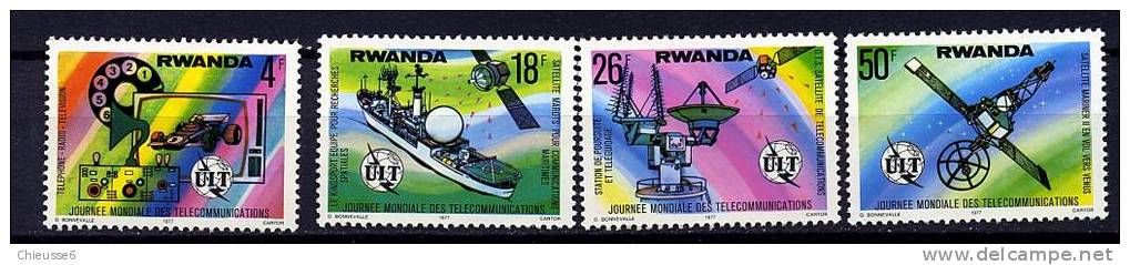 Rwanda **  N° 780 à 787 - Journée Des Télécom - Unused Stamps