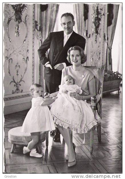 LL AA SS LE PRINCE RAINIER III LA PRINCESSE GRACE LE PRINCE ALBERT LA PRINCESSE CAROLINE - Histoire