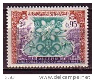 PGL D0293 - JEUX OLYMPIQUES 1968 ALGERIE Yv N°454 ** - Inverno1968: Grenoble