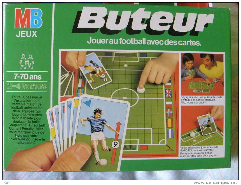 MB Jeux : BUTEUR _  Jouer Au Football Avec Des Cartes - Sonstige & Ohne Zuordnung