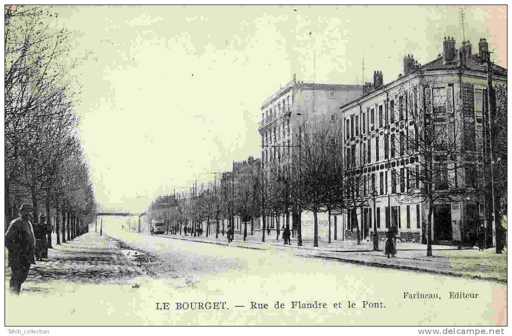 LE BOURGET - Rue De Flandre Et Le Pont - Le Bourget