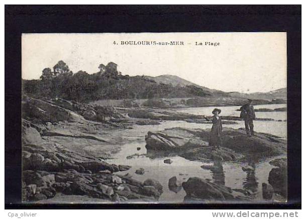 83 BOULOURIS SUR MER (envs St Raphael) Plage, Animée, Ed ? 4, 192? - Boulouris