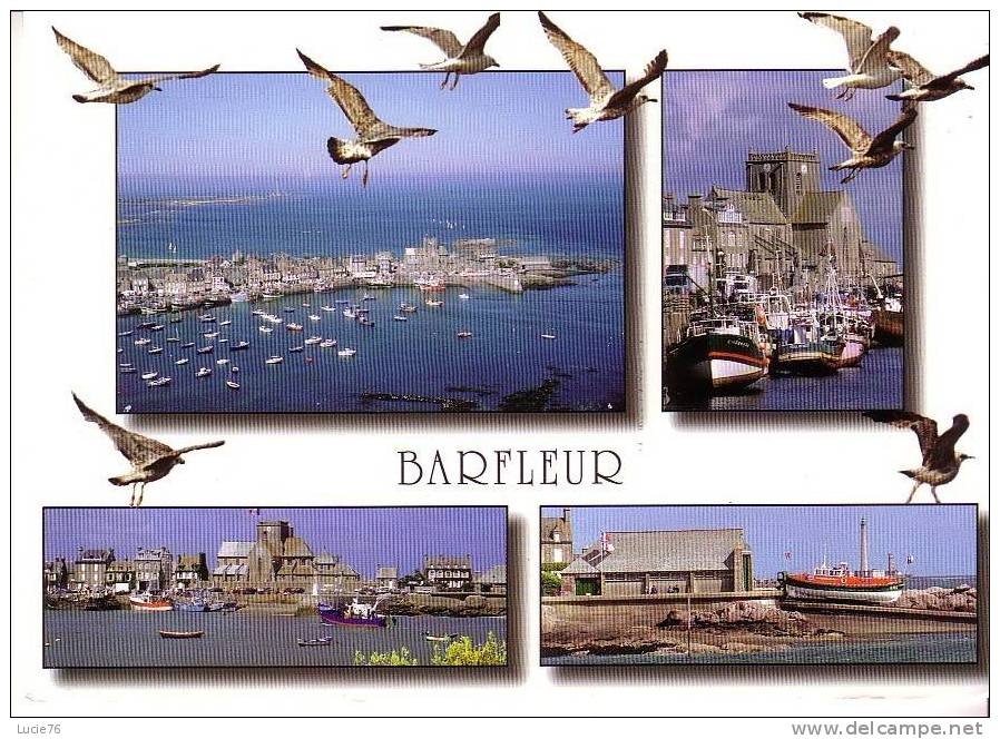 BARFLEUR -  4 Vues +  Mouettes - Barfleur