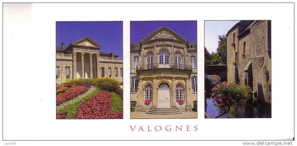 VALOGNES -  3 Vues  : Maison Fleurie - L´Hôtel De Beaumont Et Le Palais De Justice - N° LP 275 - Valognes