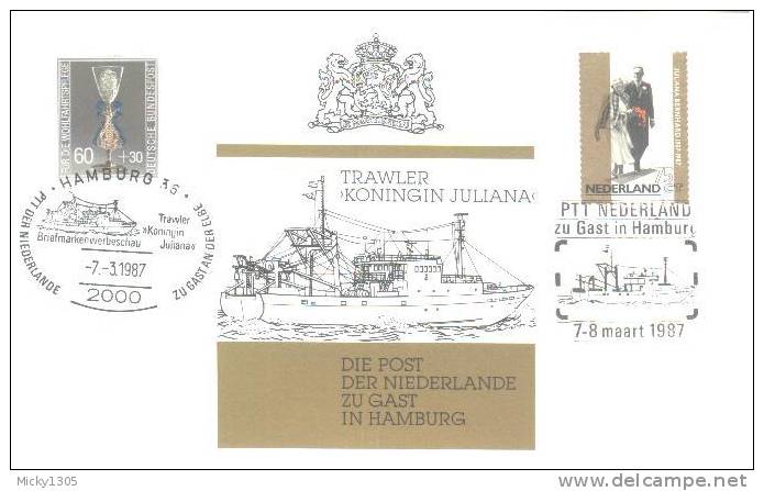 Germany - Hamburg - Trawler Koningin Juliana (k008) - Schiffahrt