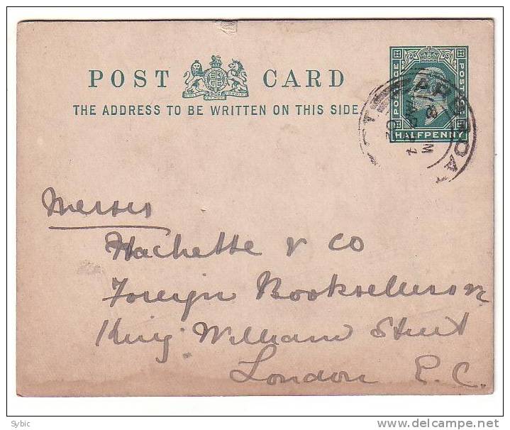 GRANDE BRETAGNE - ENTIER POSTAL 1902 - Material Postal