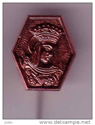 SINJ - Gospa Sinjska .. Croatia Pin Badge * Shrine Of Our Lady Of Sinj Sanctuaire De Notre Dame Church Religion - Beroemde Personen