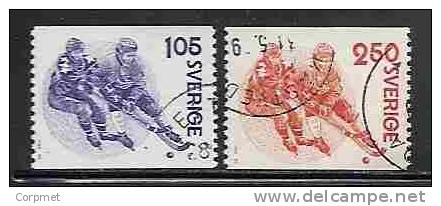 SWEDEN - SPORTS - ICE HOCKEY - Yvert # 1035/6  - VF USED - Hockey (Ijs)