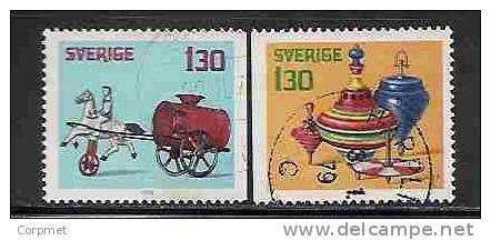 SWEDEN - 'NOËL - ANCIENT TOYS - Yvert # 1031/2  - VF USED - Oblitérés