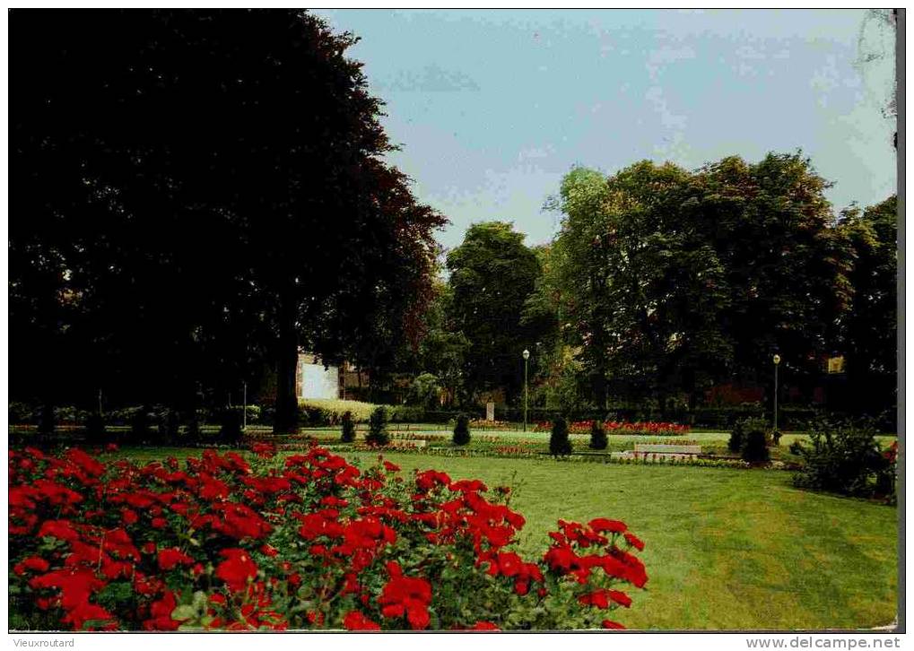 CPSM. SAINT AMAND LES EAUX. LE JARDIN PUBLIC. DATEE 1987. - Saint Amand Les Eaux