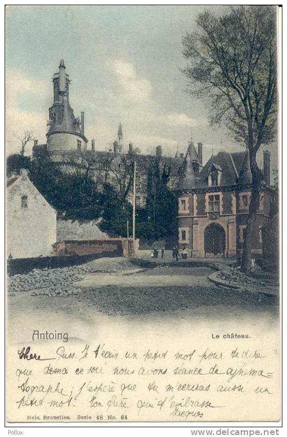 Cpa  Château  De  ANTOING ( TRES BELLE CARTE COLORISEE) - Antoing