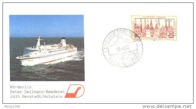 Germany - Deutsche Schiffspost - MS Berlin  (k036) - Schiffahrt