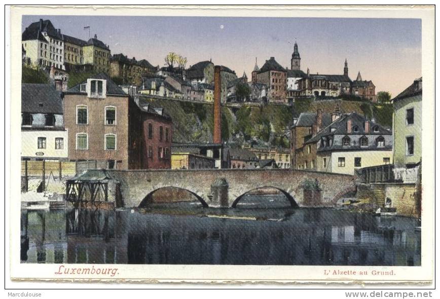 Luxembourg. L´Alzette Au Grund. - Esch-sur-Alzette