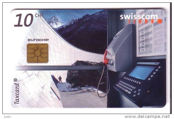 TELEPHONE BOX  -  10. CHF ( Switzerland ) Phone-box ( Booth ) Cabine Téléphonique Telefonzelle Cabina Telefonica * - Telephones