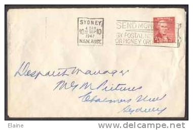 Australia 1947 Commercial Cover - Postal Stationery