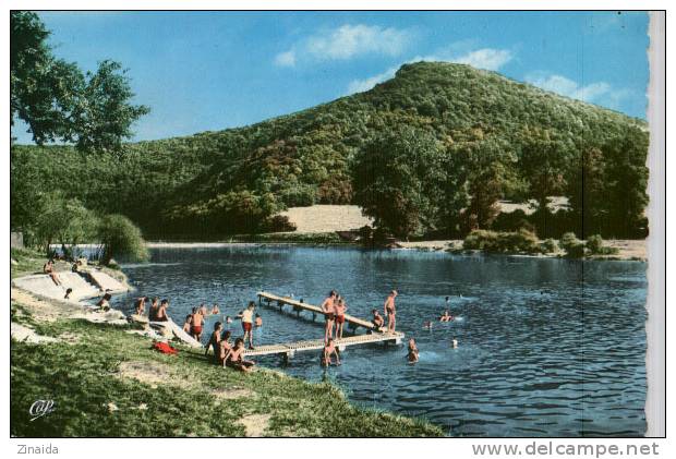 CARTE POSTALE DE BAUME LES DAMES - LA PLAGE SUR LES BORDS DU DOUBS - Baume Les Dames