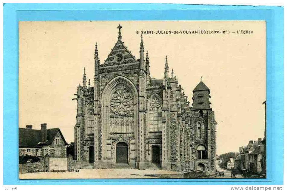 B - 44 - SAINT JULIEN De VOUVANTES - L'église - Saint Julien De Vouvantes