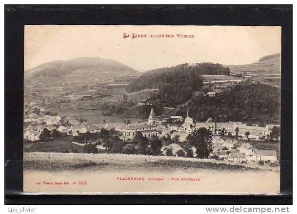 88 PLAINFAING Vue Générale, Ed Weick 3538, Ligne Bleue Des Vosges, 191? - Plainfaing