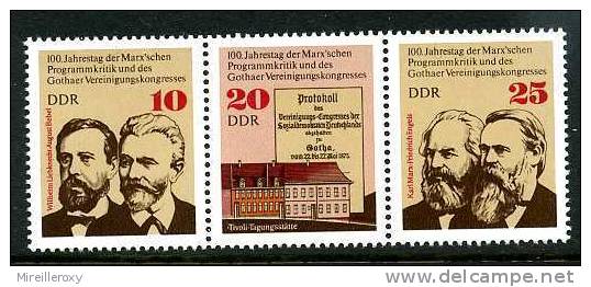 LIEBKNECHT / BEBEL / MARX / ENGELS / ALLEMAGNE / D.D.R. / GERMANY - Karl Marx