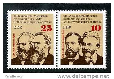 LIEBKNECHT / BEBEL / MARX / ENGELS / ALLEMAGNE / D.D.R. / GERMANY - Karl Marx