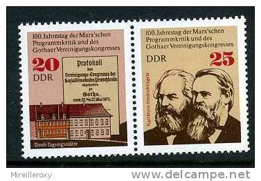 LIEBKNECHT / BEBEL / MARX / ENGELS / ALLEMAGNE / D.D.R. / GERMANY - Karl Marx