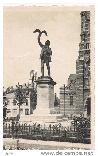 Roeselare Rodenbach 's  Standbeeld   Beeldhouwer Jules Lagae - Roeselare