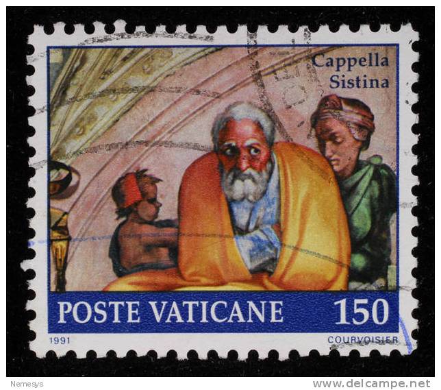 1991 CAPPELLA SISTINA 150L. USATO (SASS 897) - Used Stamps