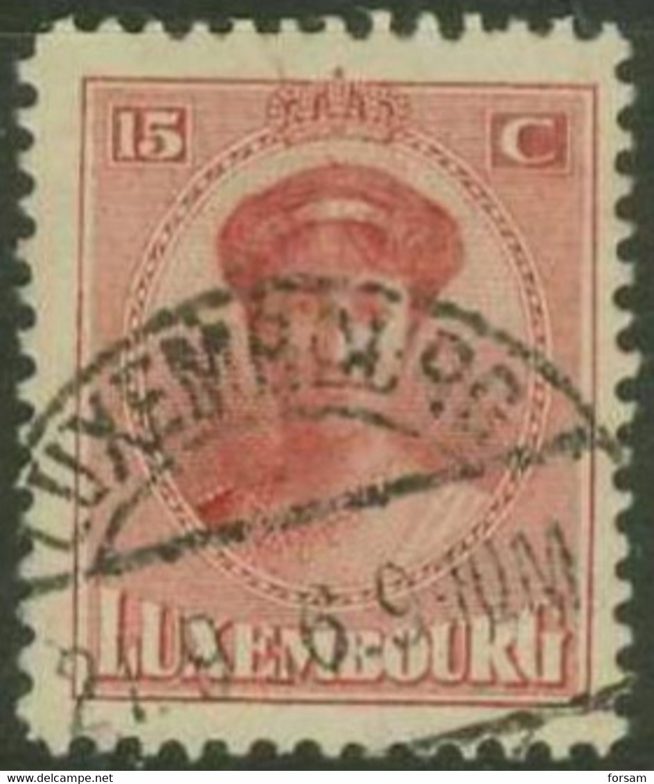 LUXEMBOURG..1921..Michel # 121...used. - 1921-27 Charlotte Frontansicht