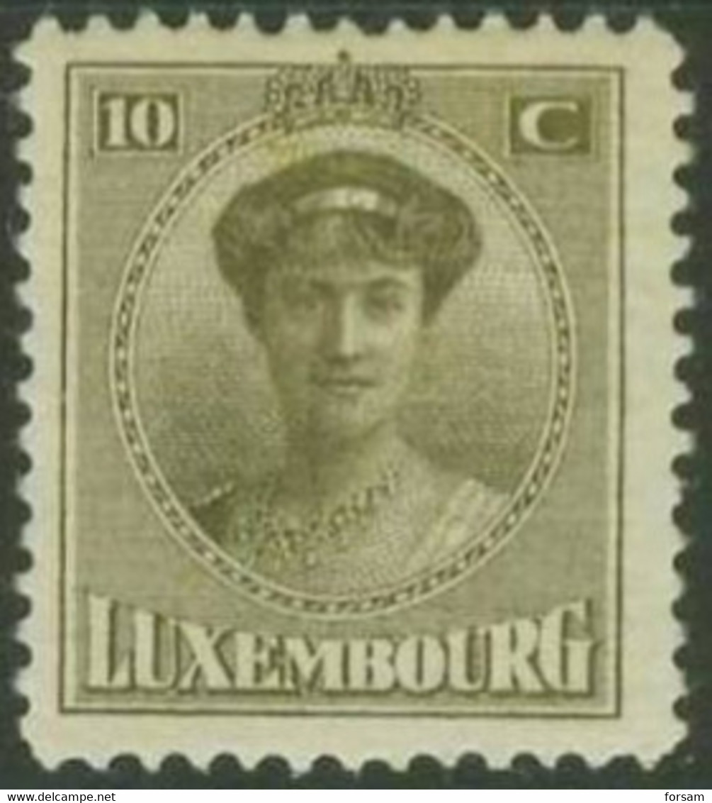 LUXEMBOURG..1921..Michel # 125...MLH. - 1921-27 Charlotte Front Side