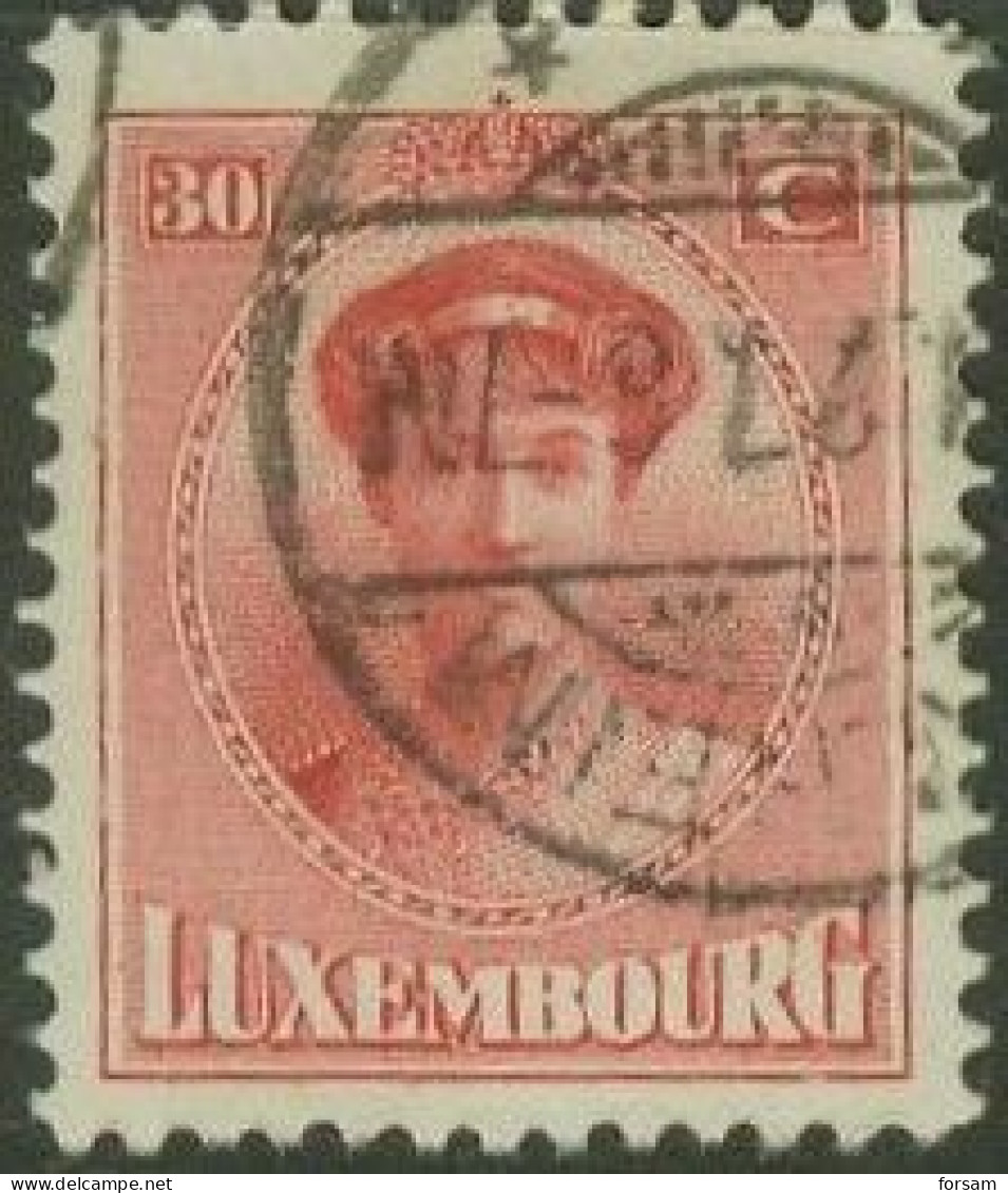 LUXEMBOURG..1921..Michel # 129...used. - 1921-27 Charlotte Voorzijde